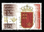 Stamps Spain -  Estatuto de Autonomia Region de Murcia