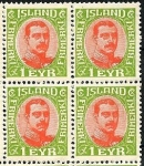 Stamps Iceland -  Cristián X