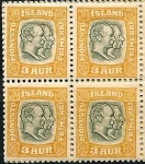 Stamps Iceland -  Federico VIII y Cristián IX