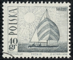 Stamps : Europe : Poland :  Barcos