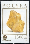 Stamps : Europe : Poland :  Minerales
