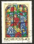 Stamps : Europe : Hungary :  vidriera