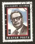Stamps Hungary -  salvador allende