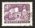 Stamps Hungary -  ciudad de eger