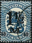 Stamps : Europe : Finland :  Emisión de Helsinki.León rampante