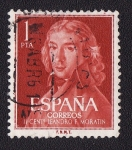 Stamps Spain -  II Centº Leandro F. Moratin