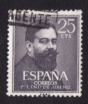Stamps Spain -  1º Centº Albeniz