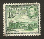 Stamps : Asia : Cyprus :  castillo y fuerte de kyrenia, george VI