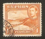 Stamps : Asia : Cyprus :  ruinas del teatro soli, george VI
