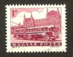 Stamps Hungary -  autobús