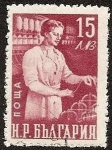 Stamps Bulgaria -  mujer trabajadora