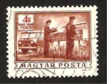 Sellos de Europa - Hungr�a -  correos, repartiendo correspondencia