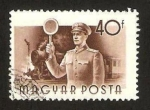 Stamps : Europe : Hungary :  Jefe de Estación de tren