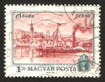 Stamps Hungary -  vista de buda