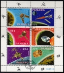 Sellos del Mundo : America : Panam : 1969 Exploración espacial