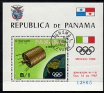Stamps Panama -  1968 Olimpiada de Mejico