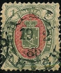 Stamps : Europe : Finland :  Tipo escudo de 1875