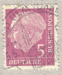 Stamps : Europe : Germany :  70 anniv. Presidente Th. Heuß