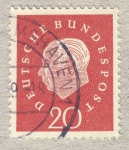 Stamps Germany -  Presidente Th. Heuß