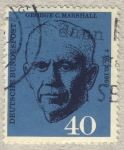 Stamps Germany -  George C. Marshall
