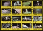 Stamps United Arab Emirates -  Manama 1970: Apolo 11