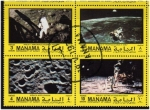 Stamps United Arab Emirates -  Manama 1970: Apolo 8 - 12(2)