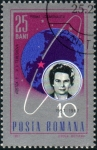 Sellos de Europa - Rumania -  1967 10 Aniversario Spoutnik 1: Tereskova