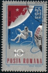 Stamps Romania -  1967 10 Aniversario Spoutnik 1: Leonov