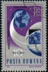 Stamps Romania -  1967 10 Aniversario Spoutnik 1: Mariner 4