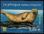 Stamps France -  Animales marinos - La vaca marina