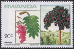 Stamps : Africa : Rwanda :  Árbol