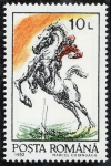 Stamps Romania -  Caballos