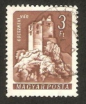 Stamps Hungary -  Castillo de Cseznek