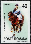 Stamps Romania -  Caballos