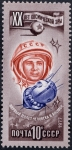 Stamps : Europe : Russia :  Espacio