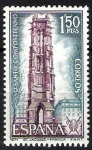 Stamps Spain -  Año Santo Compostelano. Iglesia de Saint Jacques de Paris.