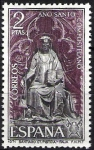 Stamps Spain -  Año Santo Compostelano. Santiago de Pistoia, Italia.