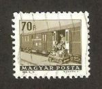 Stamps Hungary -  Correos por tren