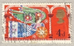 Stamps United Kingdom -  Christmas 1969