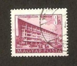 Stamps Hungary -  epitomunkasok szekhaza