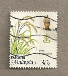 Stamps Malaysia -  Oryza sativa