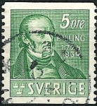 Stamps Sweden -  Centenario de la muerte de P.H Ling
