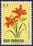 Stamps : Europe : San_Marino :  Flores