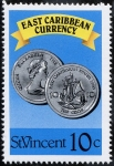 Sellos de America - San Vicente y las Granadinas -  Monedas