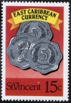 Stamps : America : Saint_Vincent_and_the_Grenadines :  Monedas