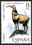 Stamps Spain -  Fauna hispánica. Cabra montés.