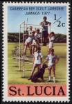 Stamps Saint Lucia -  Boy Scouts