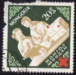 Stamps Mongolia -  Cruz Roja