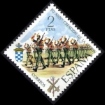 Stamps Spain -  50 Anv.º de la Legión. Tercio Gran Capitán.