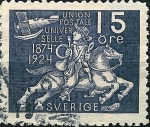 Stamps : Europe : Sweden :  Unión postal
